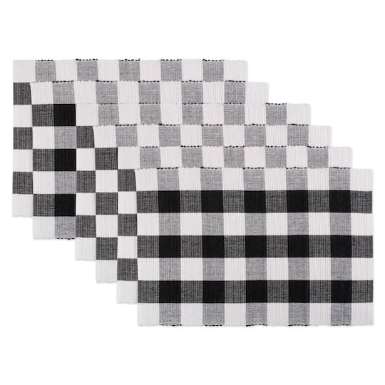 DII® Buffalo Check Ribbed Placemat